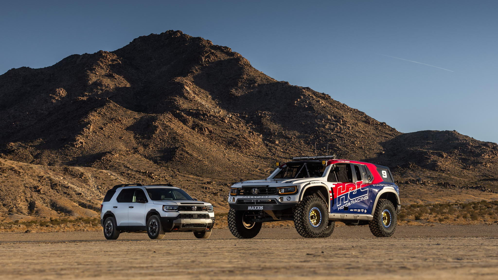 Honda Baja Passport with a production 2026 Passport 3